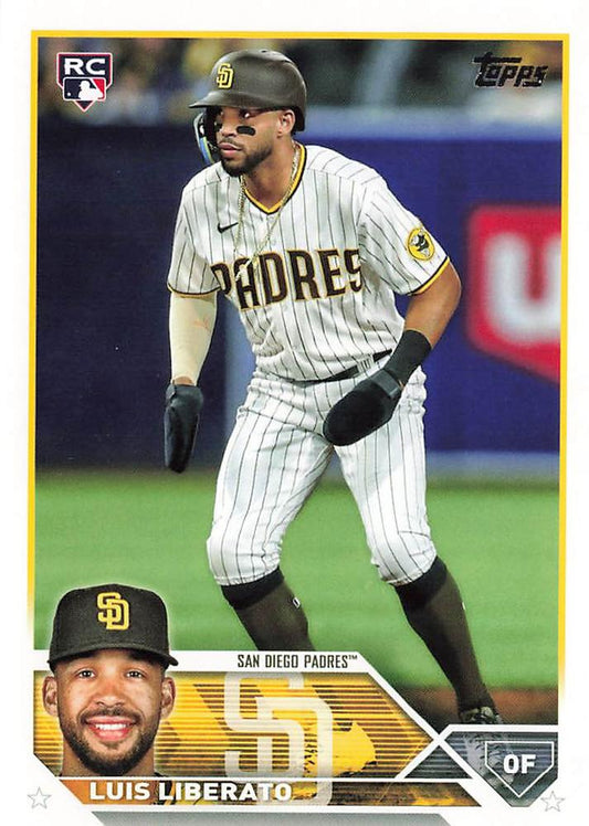 2023 Topps Luis Liberato RC #659 San Diego Padres