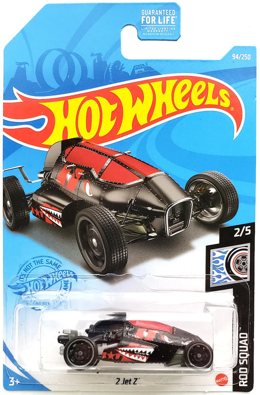 Hot Wheels 2 Jet Z, Rod Squad 2/5 Black 94/250