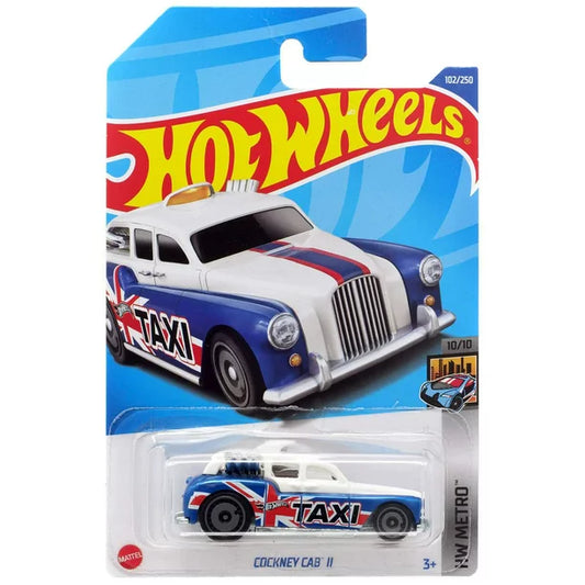 Hot Wheels Cockney Cab II HW Metro 10/10 102/250 - Assorted