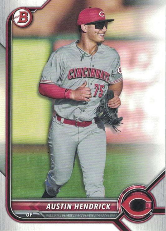 2022 Bowman Prospects Austin Hendrick BP-33 Cincinnati Reds