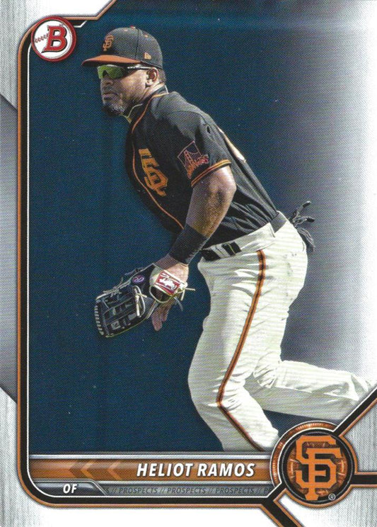 2022 Bowman Prospects Heliot Ramos BP-35 San Francisco Giants