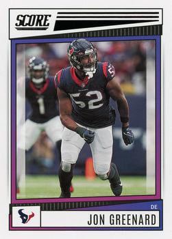 2022 Panini Score Base Jonathan Greenard #5 Houston Texans