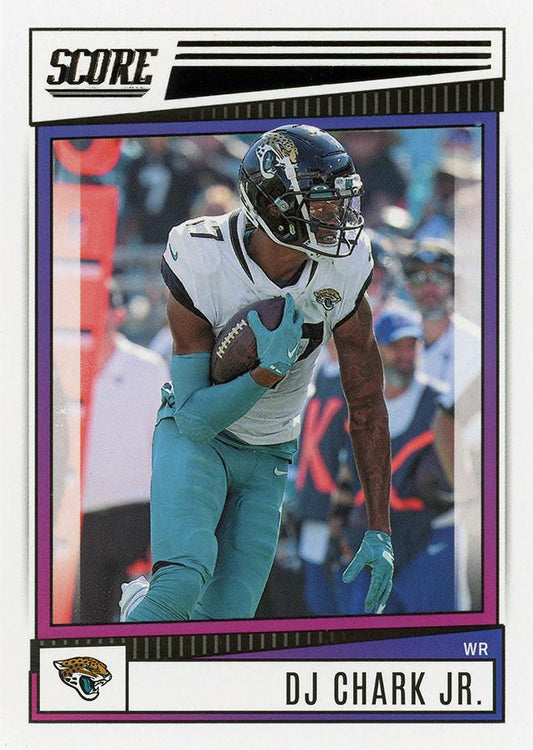 2022 Panini Score Base DJ Chark Jr. #18 Jacksonville Jaguars