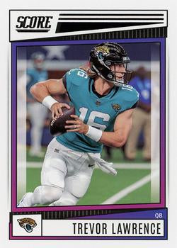 2022 Panini Score Base Trevor Lawrence #20 Jacksonville Jaguars