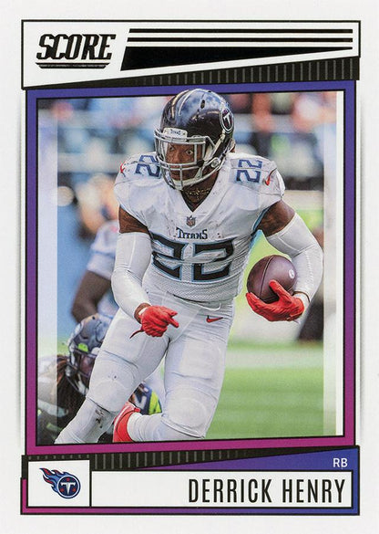 2022 Panini Score Base Derrick Henry #31 Tennessee Titans