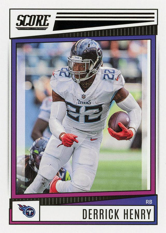2022 Panini Score Base Derrick Henry #31 Tennessee Titans