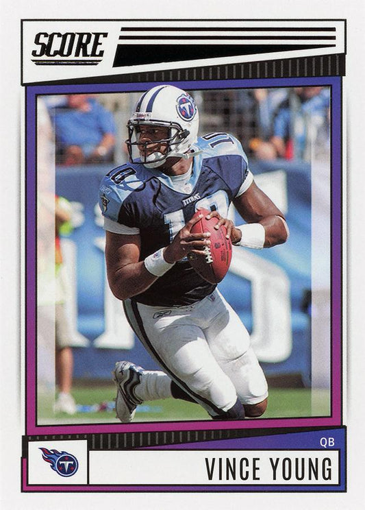 2022 Panini Score Base Vince Young #35 Tennessee Titans