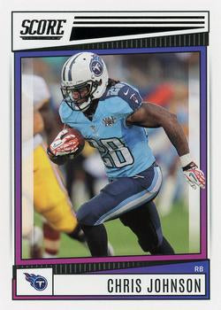 2022 Panini Score Base Chris Johnson #36 Tennessee Titans