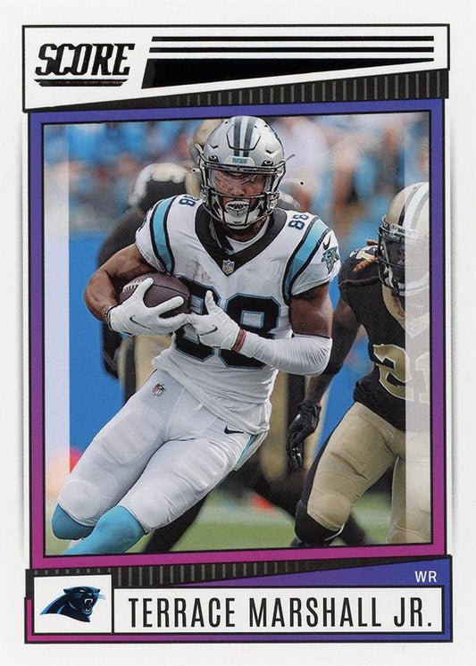 2022 Panini Score Base Terrace Marshall Jr. #47 Carolina Panthers