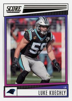 2022 Panini Score Base Luke Kuechly #53 Carolina Panthers