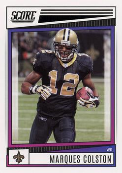 2022 Panini Score Base Marques Colston #62 New Orleans Saints