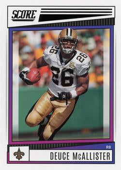 2022 Panini Score Base Deuce McAllister #63 New Orleans Saints
