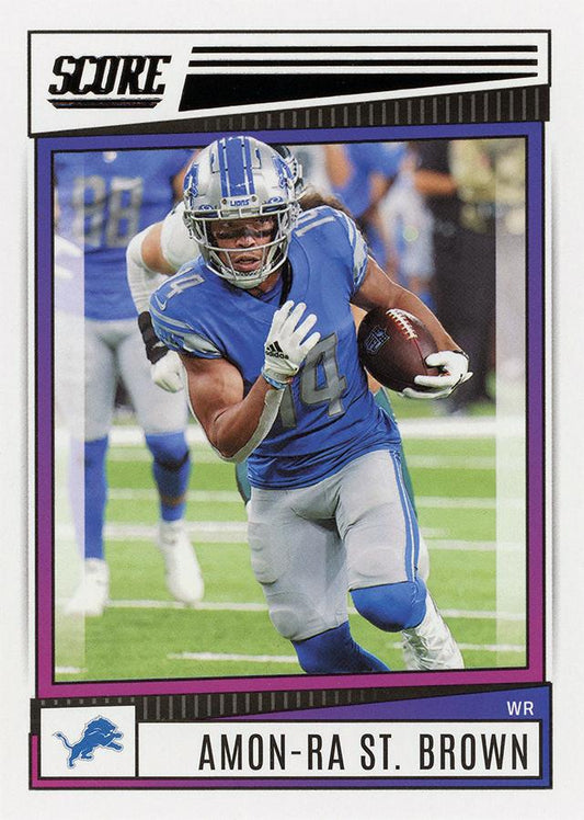 2022 Panini Score Base Amon-Ra St. Brown #84 Detroit Lions