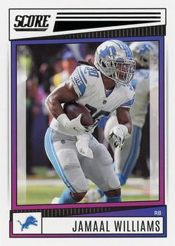 2022 Panini Score Base Jamaal Williams #89 Detroit Lions