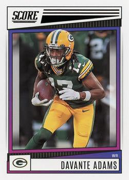 2022 Panini Score Base Davante Adams #93 Green Bay Packers