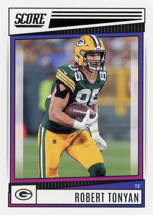 2022 Panini Score Base Robert Tonyan #95 Green Bay Packers