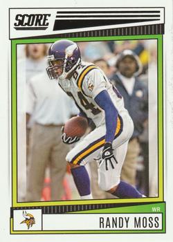 2022 Panini Score Base Randy Moss #110 Minnesota Vikings