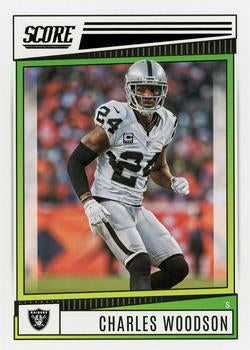 2022 Panini Score Base Charles Woodson #131 Oakland Raiders