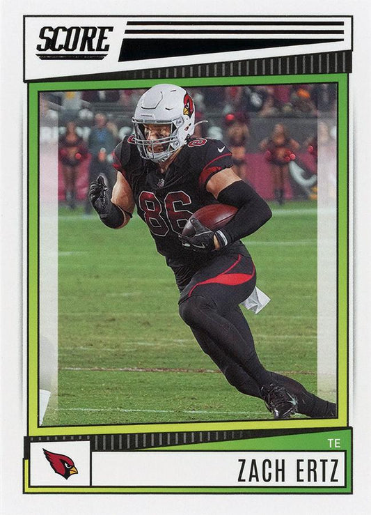 2022 Panini Score Base Zach Ertz #145 Arizona Cardinals