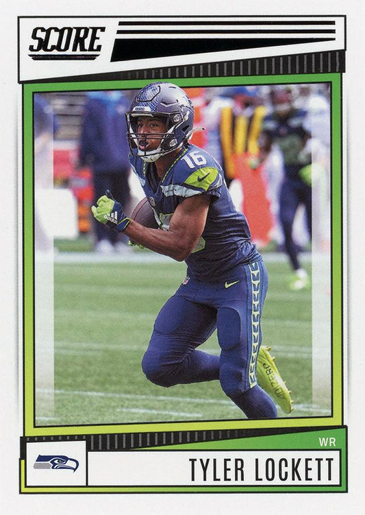 2022 Panini Score Base Tyler Lockett #173 Seattle Seahawks