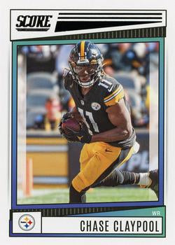 2022 Panini Score Base Chase Claypool #210 Pittsburgh Steelers