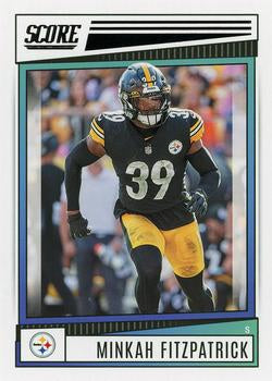 2022 Panini Score Base Minkah Fitzpatrick #217 Pittsburgh Steelers