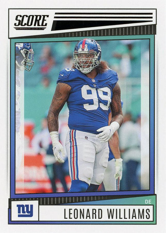 2022 Panini Score Base Leonard Williams #236 New York Giants