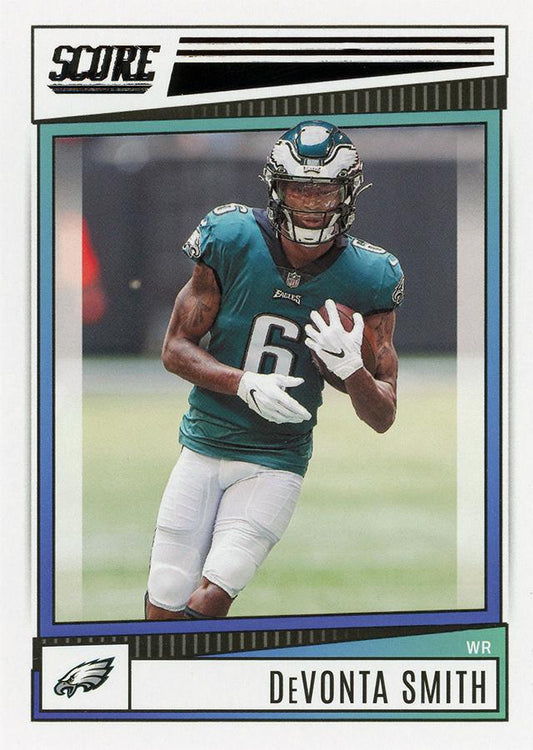 2022 Panini Score Base DeVonta Smith #242 Philadelphia Eagles