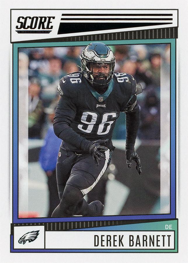 2022 Panini Score Base Derek Barnett #246 Philadelphia Eagles