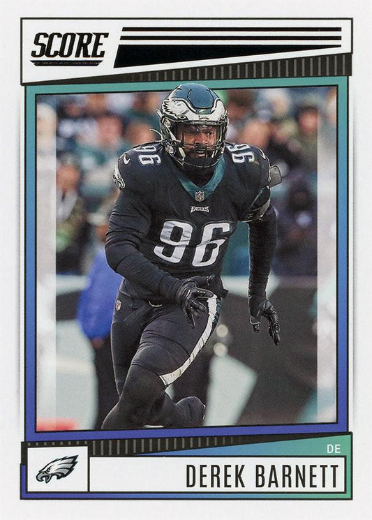 2022 Panini Score Base Derek Barnett #246 Philadelphia Eagles