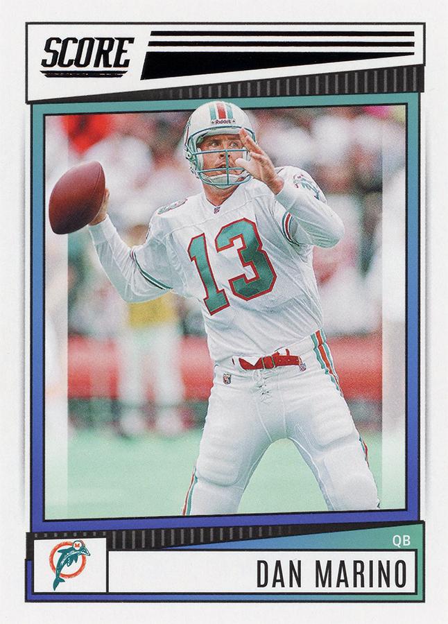 2022 Panini Score Base Dan Marino #278 Miami Dolphins