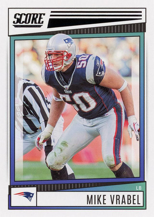 2022 Panini Score Base Mike Vrabel #289 New England Patriots