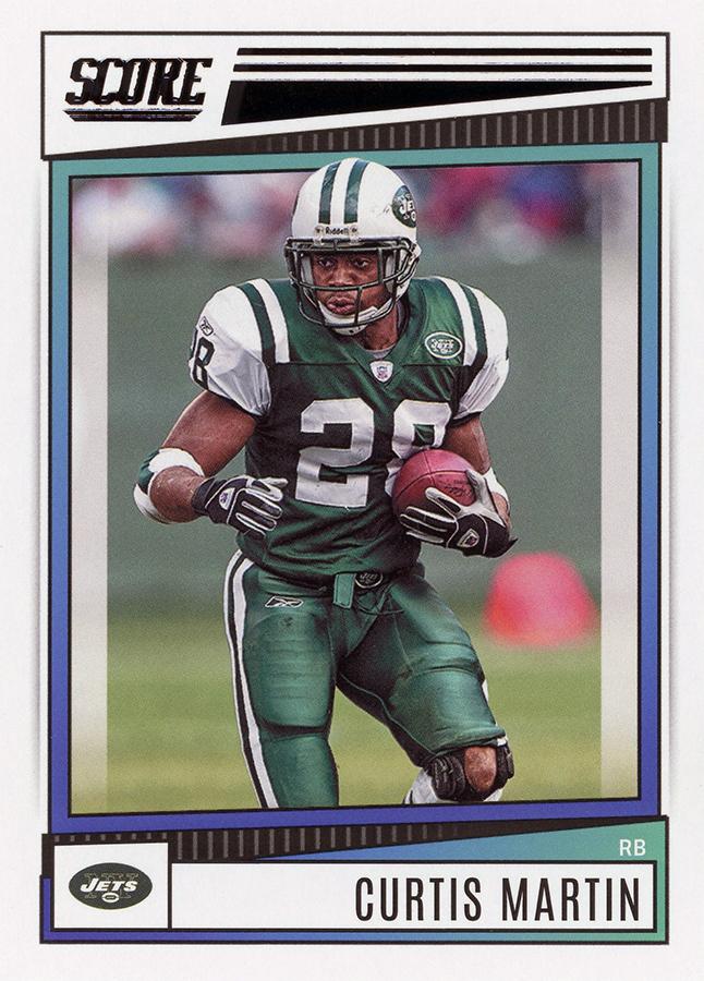 2022 Panini Score Base Curtis Martin #299 New York Jets