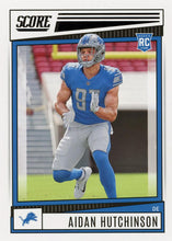 تحميل الصورة إلى عارض المعرض، 2022 Panini Score Rookies Aidan Hutchinson RC #307 Detroit Lions
