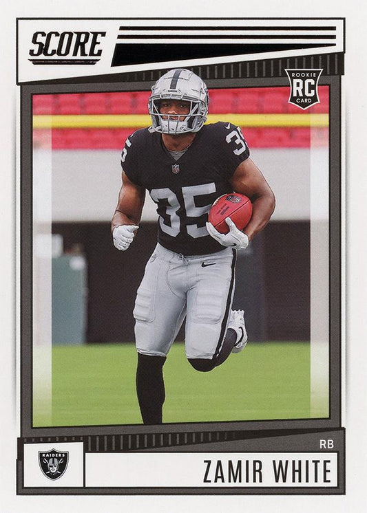 2022 Panini Score Rookies Zamir White RC #336 Las Vegas Raiders