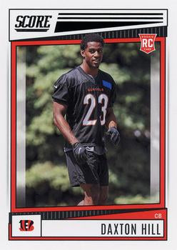 2022 Panini Score Rookies Daxton Hill RC #366 Cincinnati Bengals