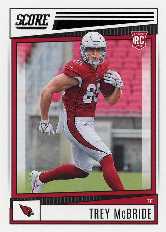 2022 Panini Score Rookies Trey McBride RC #369 Arizona Cardinals