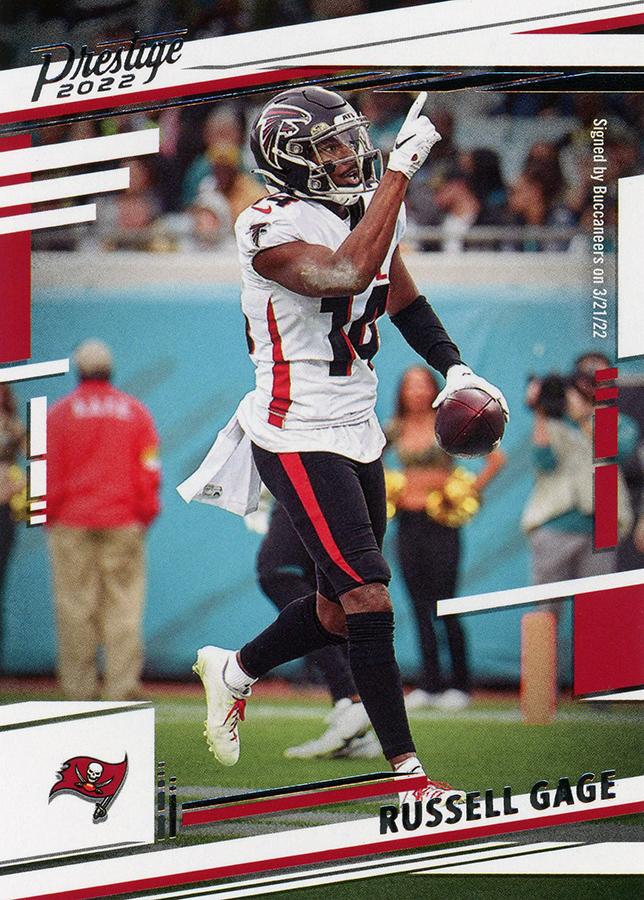 2022 Panini Prestige Base Russell Gage #15 Tampa Bay Buccaneers