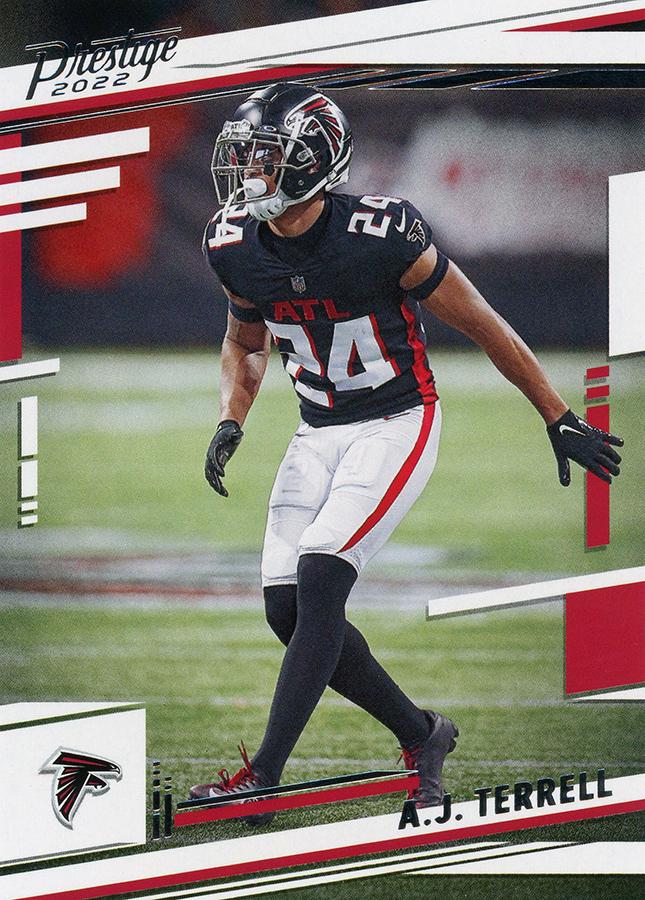 2022 Panini Prestige Base A.J. Terrell #16 Atlanta Falcons
