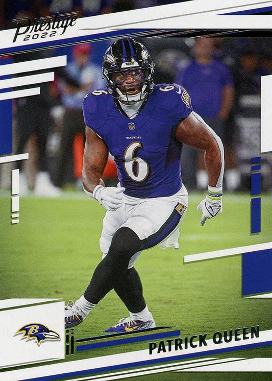 2022 Panini Prestige Base Patrick Queen #26 Baltimore Ravens