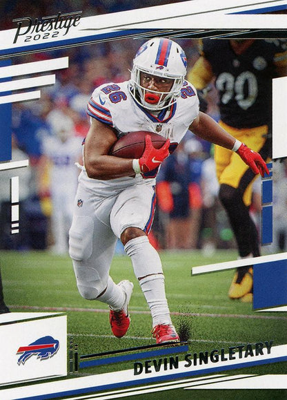 2022 Panini Prestige Base Devin Singletary #30 Buffalo Bills
