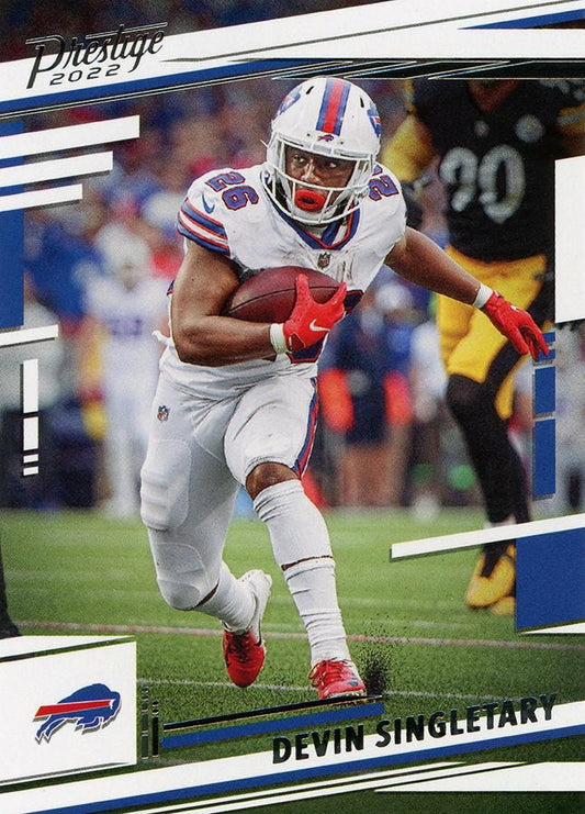 2022 Panini Prestige Base Devin Singletary #30 Buffalo Bills