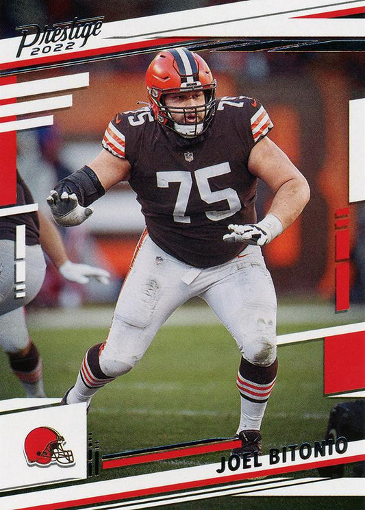 2022 Panini Prestige Base Joel Bitonio #72 Cleveland Browns