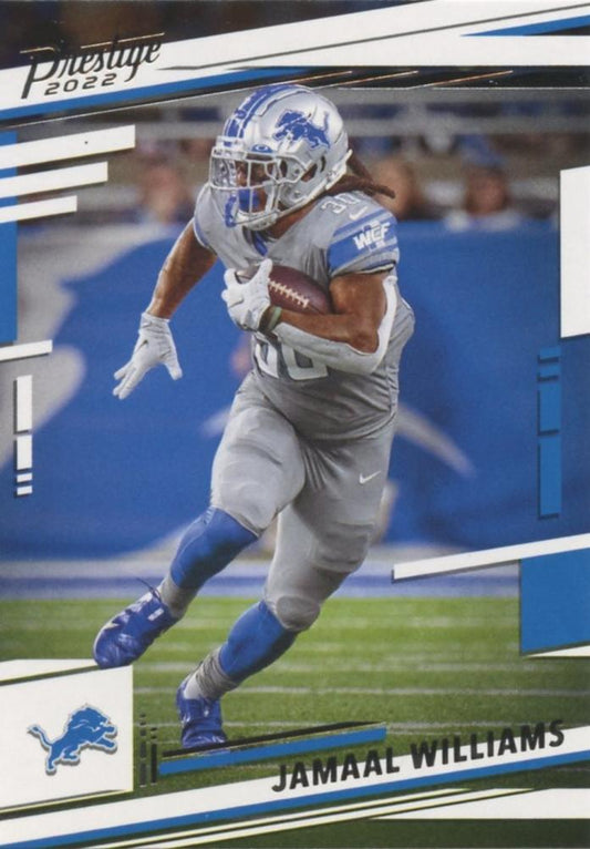 2022 Panini Prestige Base Jamaal Williams #97 Detroit Lions