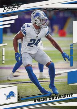 2022 Panini Prestige Base Amani Oruwariye #100 Detroit Lions