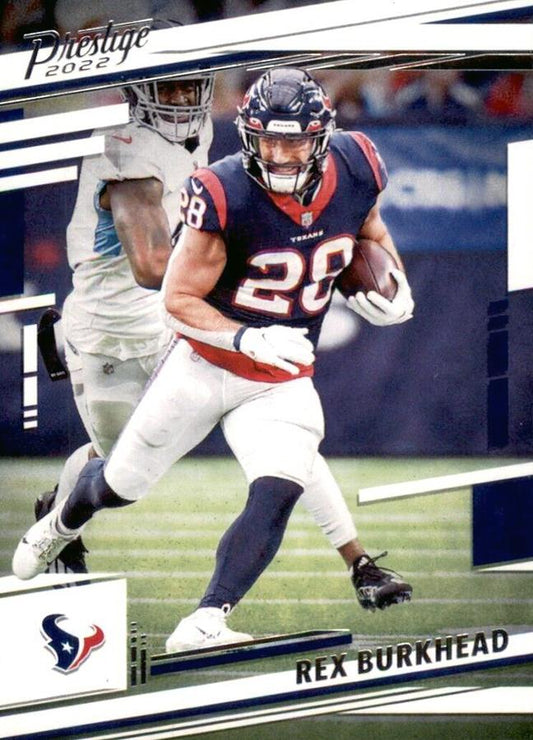2022 Panini Prestige Base Rex Burkhead #116 Houston Texans