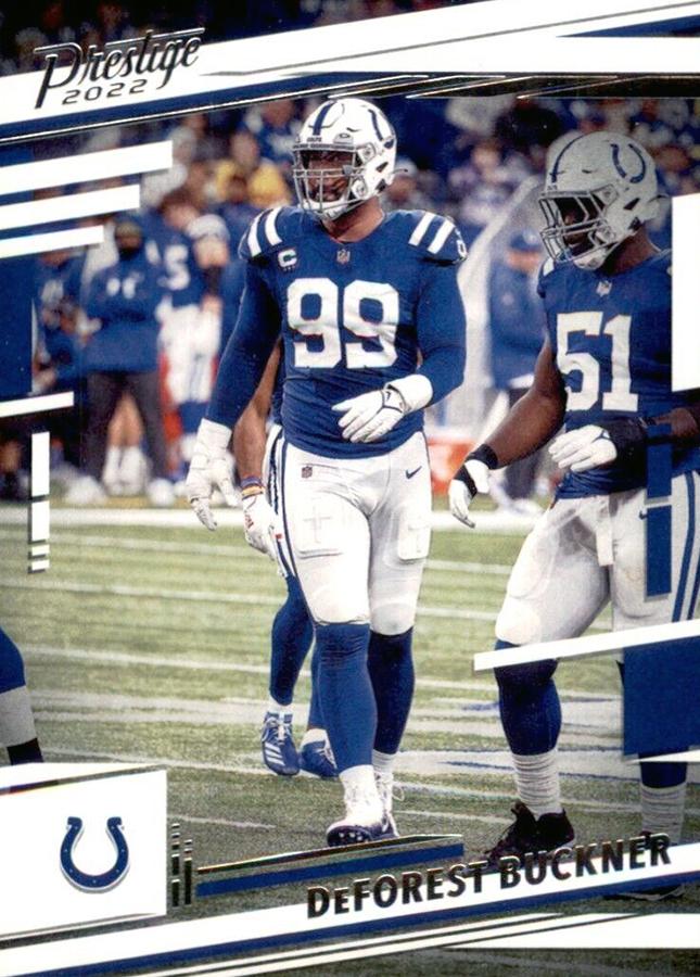 2022 Panini Prestige Base DeForest Buckner #129 Indianapolis Colts