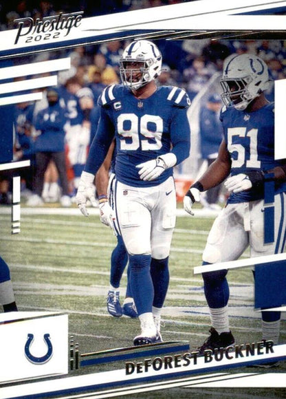 2022 Panini Prestige Base DeForest Buckner #129 Indianapolis Colts