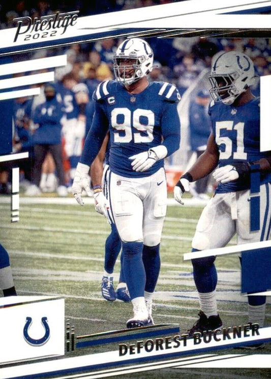 2022 Panini Prestige Base DeForest Buckner #129 Indianapolis Colts