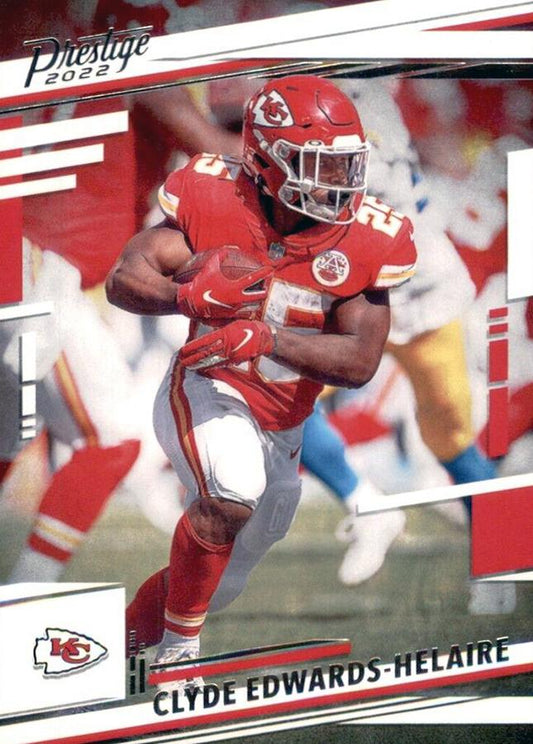 2022 Panini Prestige Base Clyde Edwards-Helaire #142 Kansas City Chiefs